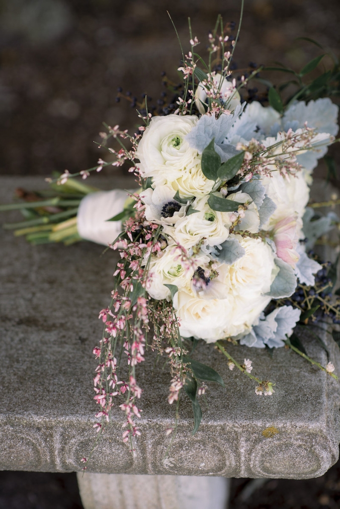 Florals by Stems Floral Design by Jonie Larosee. Image by Timwill Photography.