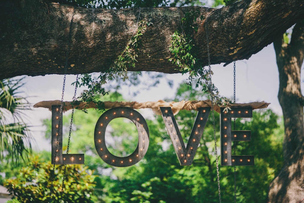 Photograph by Hyer Images. Love sign by Loluma.