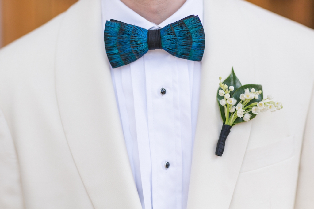 Menswear by Grady Ervin &amp; Co. Florals by Gathering Floral + Event Design. Image by Elisabeth Millay Photography.