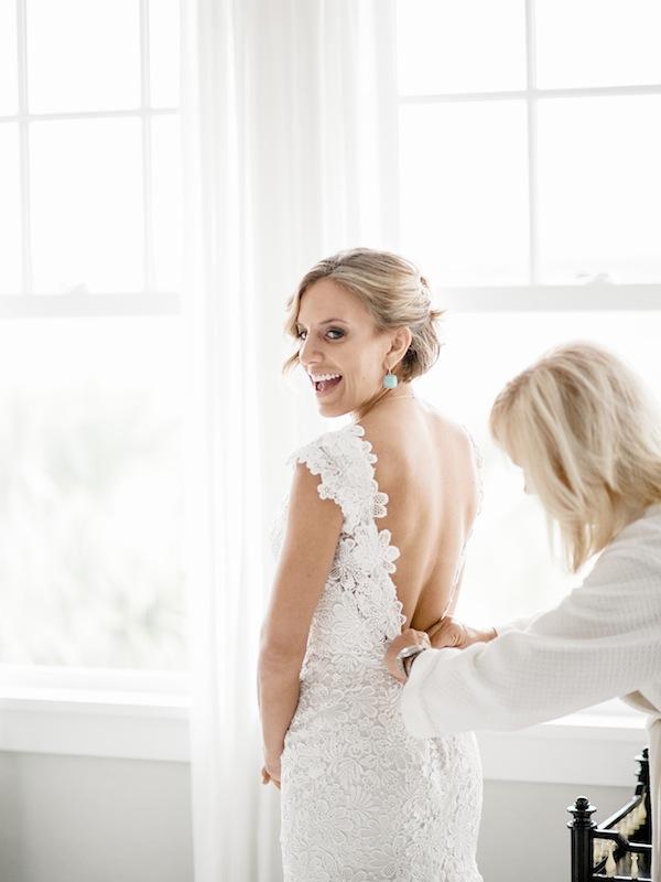 Bride’s gown by Jenny Packham. Image by Brandon Lata Photography.