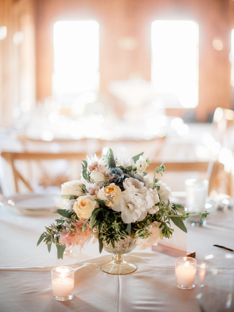 Wedding design by Ooh! Events. Florals by Out of the Garden. Linens from Connie Duglin Specialty Linens. Image by Brandon Lata Photography.