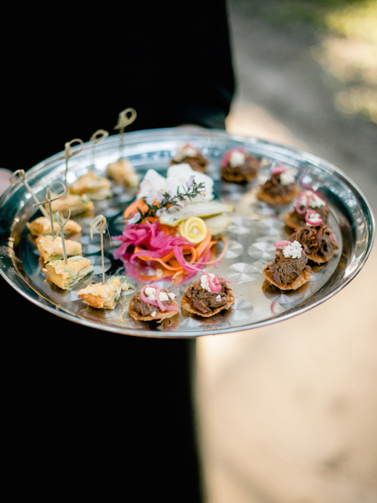 Catering by Cru Catering. Image by Brandon Lata Photography.