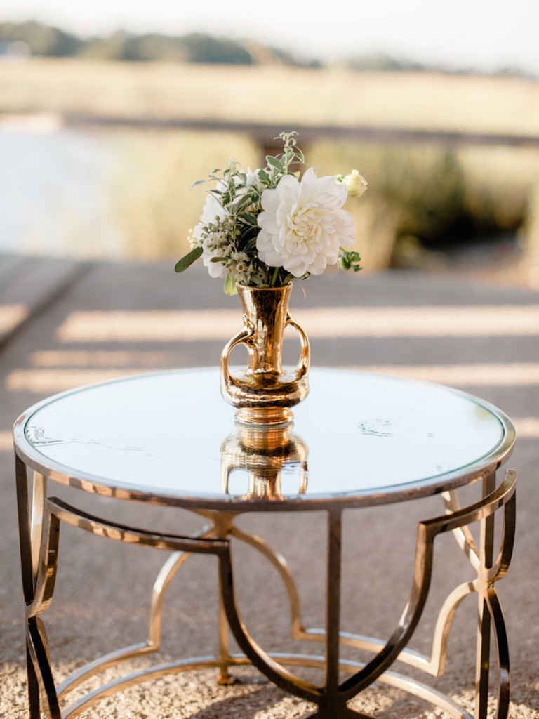 Wedding design and rentals by Ooh! Events. Florals by Out of the Garden. Image by Brandon Lata Photography.