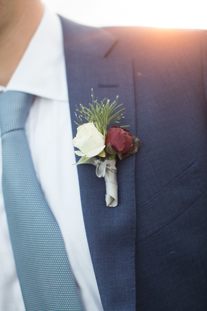 Menswear by SuitSupply. Florals by Charleston Stems. Photograph by Captured by Kate.