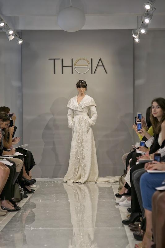 THEIA White Collection&#039;s &quot;Yeal Ana.&quot; Available in Charleston through Gown Boutique of Charleston.