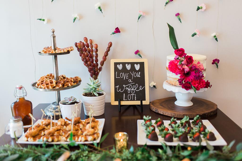 The Price is Right - The 10-person brunch cost $1,000 ($500 for Fetes de  Fleurs and $500 for food, décor, and invitations). The  hostess kept costs down with buys from discount and hobby shops.