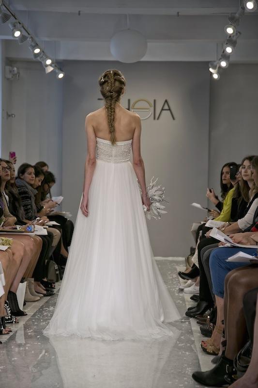 THEIA White Collection&#039;s &quot;Kerry.&quot; Available in Charleston through Gown Boutique of Charleston.