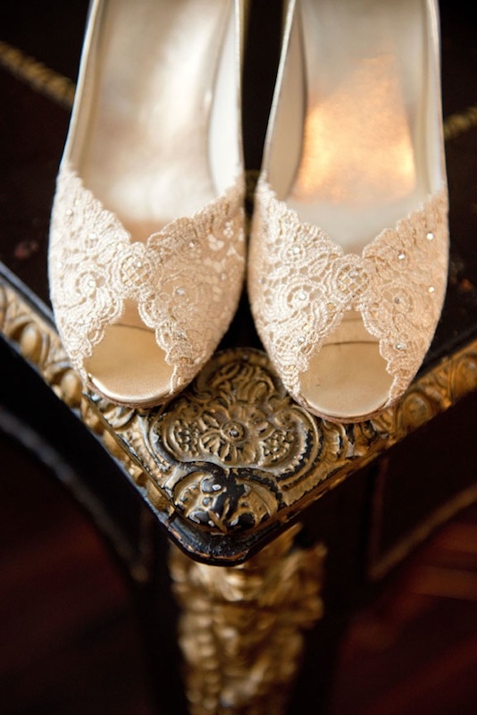 Shoes by Stuart Weitzman from Perry Ellis. Image by Reese Moore Weddings.