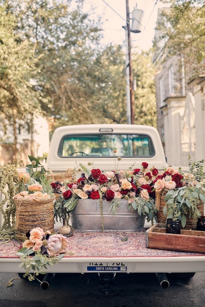 Photographed for BHLDN by Kirk Roberts. Florals by Salt and Stem.