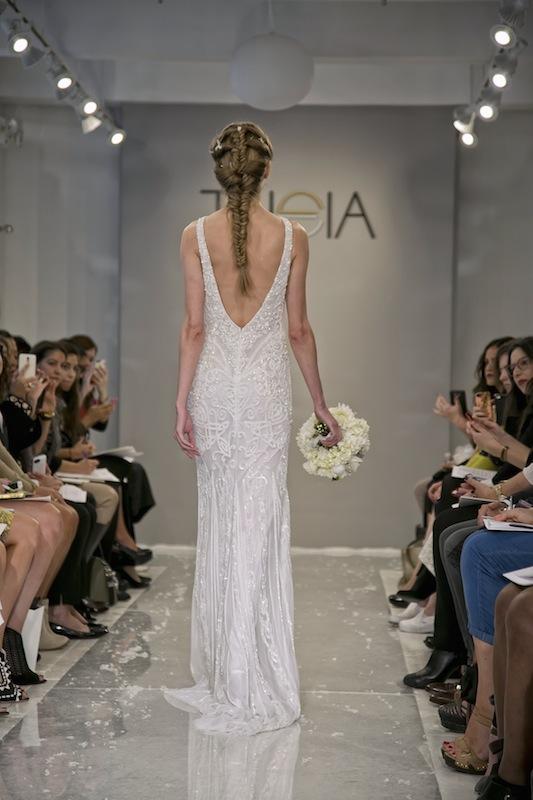 THEIA White Collection&#039;s &quot;Tara.&quot; Available in Charleston through Gown Boutique of Charleston.