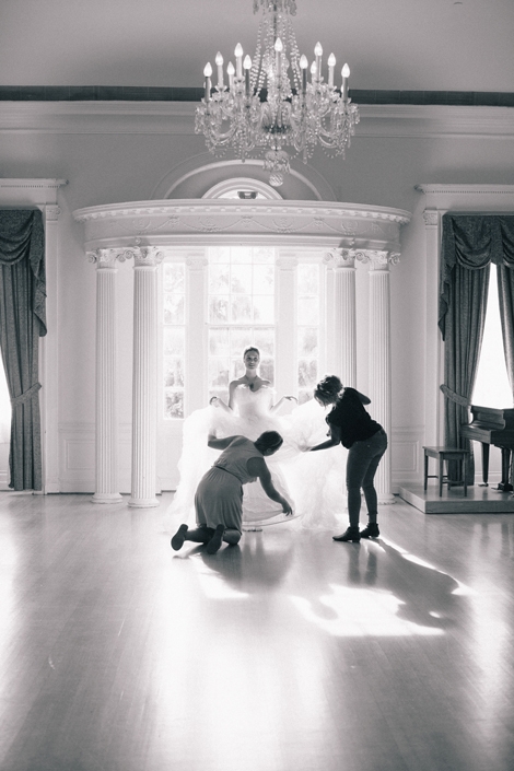 When it&#039;s not used for weddings, shoots, or the like, the hall&#039;s home to weekly cotillion lessons for Charleston&#039;s junior set. Image by Corbin Gurkin Photography.