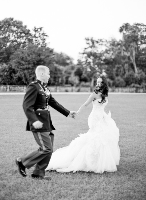 Gown by Mark Zunino. Image by KT Merry Photography at Middleton Place.