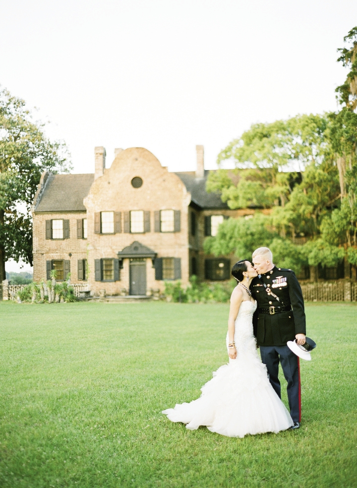 THE REST IS HISTORY: Once they discovered that Middleton  Place heir Arthur Middleton  had signed the Declaration of  Independence, Kat and Chip were sold on the venue. “We’re both very patriotic,” says the bride.