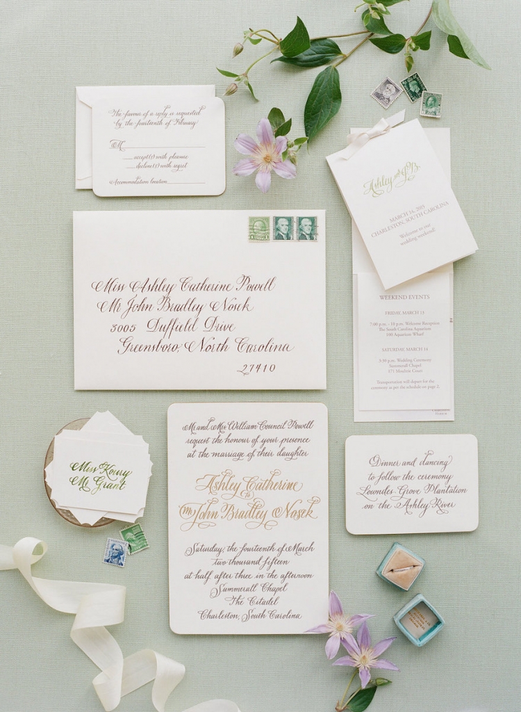 Photograph by Corbin Gurkin. Stationery by Dulles Designs--Exquisite Stationery.