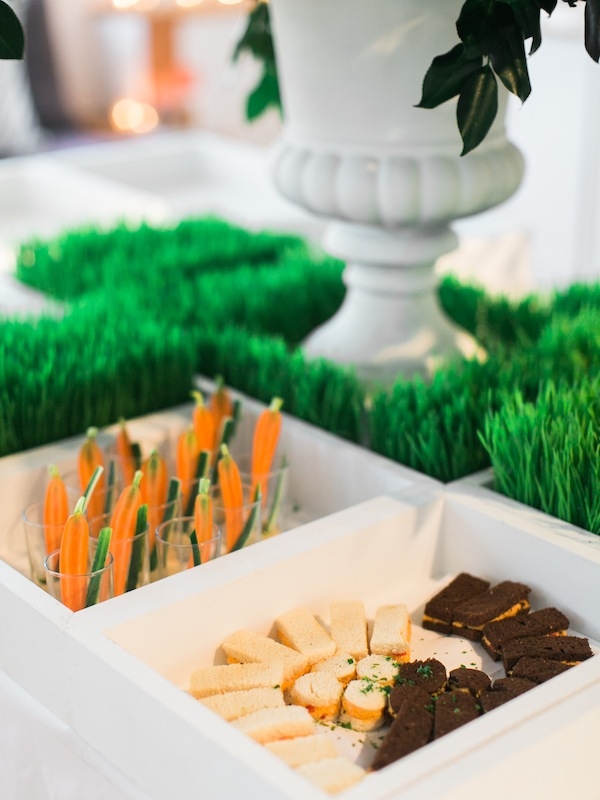 Guests snacked on bites from James Burn Catering (J.B.C. Catering).