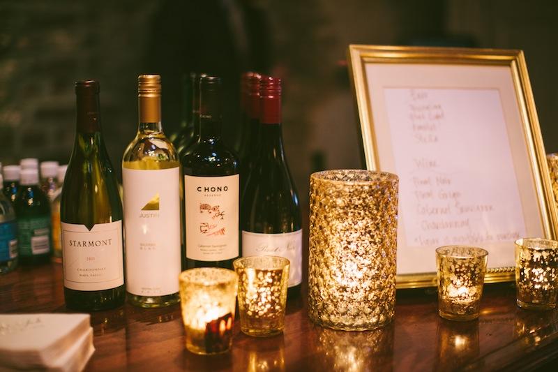 Bar service by McCrady’s Restaurant. Image by Juliet Elizabeth Photography.