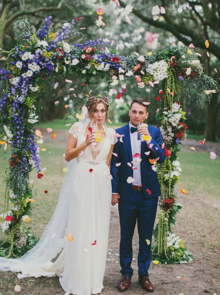 Rather than create a carbon copy of another wedding, pick and choose elements from various sources that are “you,&quot; says Elizabeth (Liz) Mitchell Kadar, who wed Kenny Kadar October 9, 2015 at Legare Waring House.