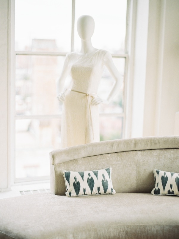 A little pattern (like these ikat fleur de lis pillows) adds energy to a space without detracting from the show-stopping view