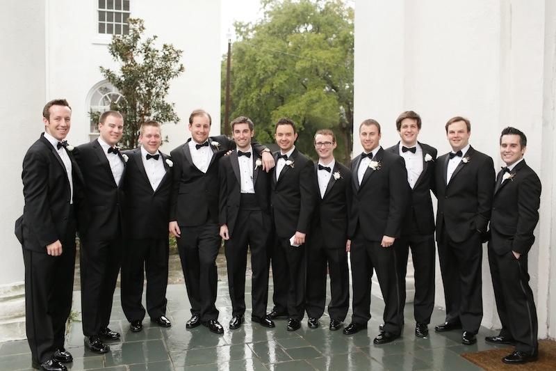 Groom’s and groomsmen attire from Berlin’s. Image by The Connellys.