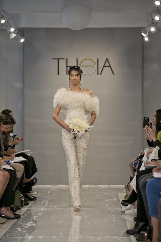 THEIA White Collection&#039;s &quot;Naomi.&quot; Available in Charleston through Gown Boutique of Charleston.
