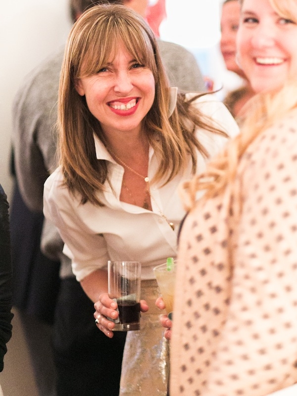 Melissa Bigner gets a more than a little goofy with frequent contributor, photographer Corbin Gurkin. The goal of the night? A casual gathering with market and magazine pals to kick off the week with an easy-going Charleston fete.