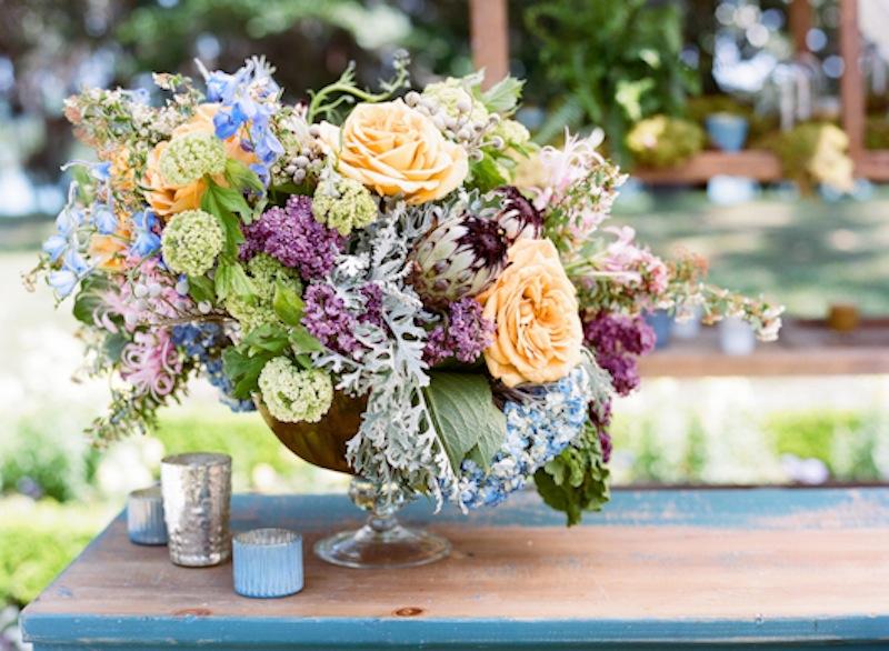 Florals by Out of the Garden. Photograph by Marni Rothschild Pictures.