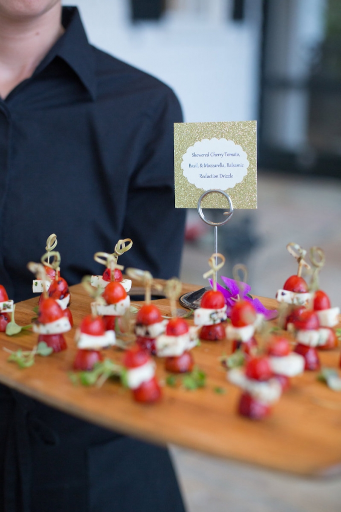 Catering by Cru Catering. Photograph by Marni Rothschild Pictures.