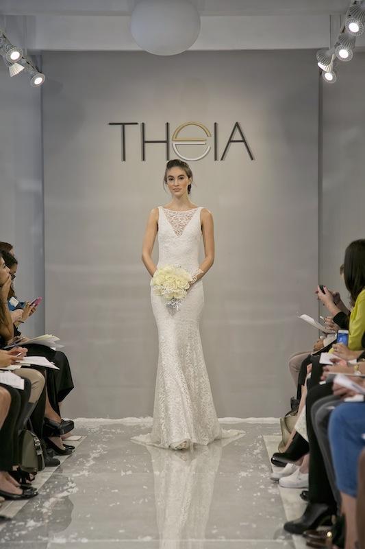THEIA White Collection&#039;s &quot;Daphne.&quot; Available in Charleston through Gown Boutique of Charleston.