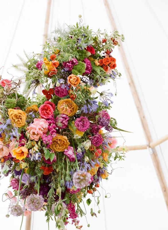 Florals from Ooh! Events. Photograph by Marni Rothschild Pictures.