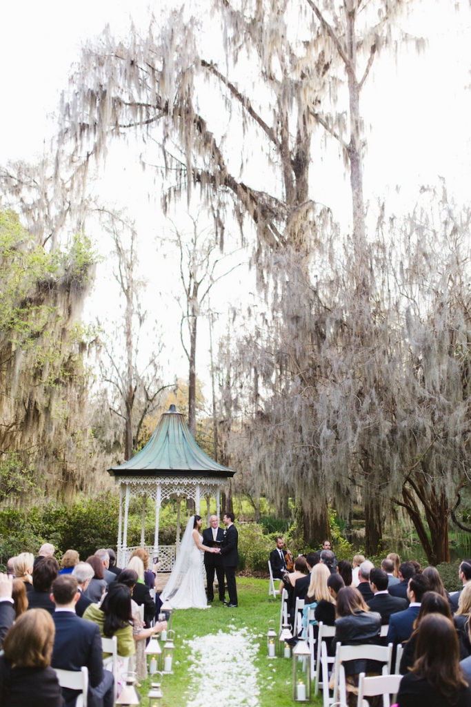 Wedding design by Ooh! Events. Image by Clay Austin Photography at Magnolia Plantation &amp; Gardens.