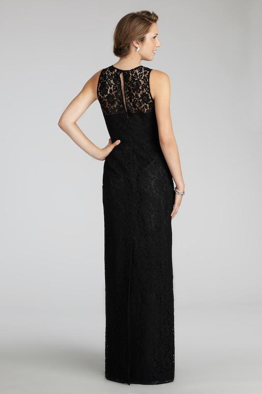 Donna Morgan&#039;s &quot;Harper&quot; in Black. Available in Charleston through Bella Bridesmaids.