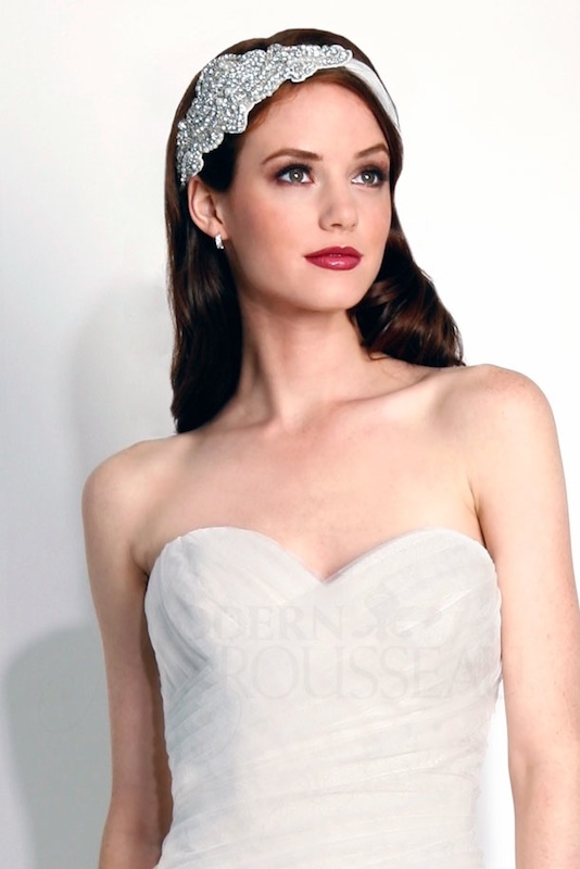 Modern Trousseau&#039;s &quot;Bliss&quot; headband. Available in Charleston through Modern Trousseau.