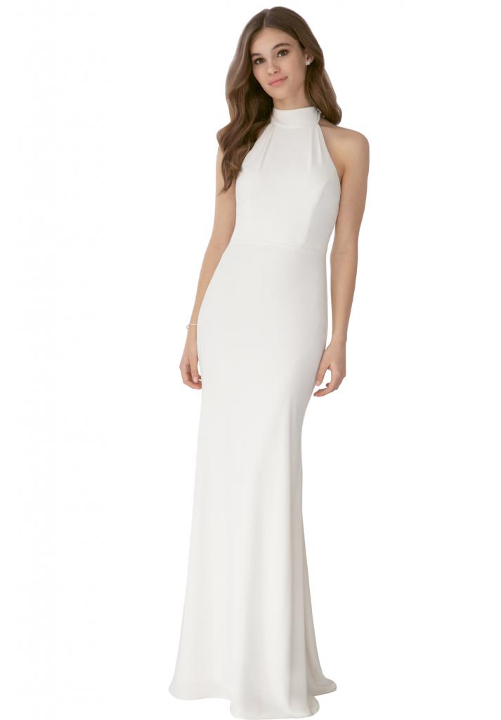 Best for Eloping: Allure Romance’s Style 3205. Why It Works: “This bridesmaids’ dress in an ivory, blush, or champagne is more casual than most wedding gowns but still feels bridal.” —Jessica Kiss, Veritá. A Bridal Boutique