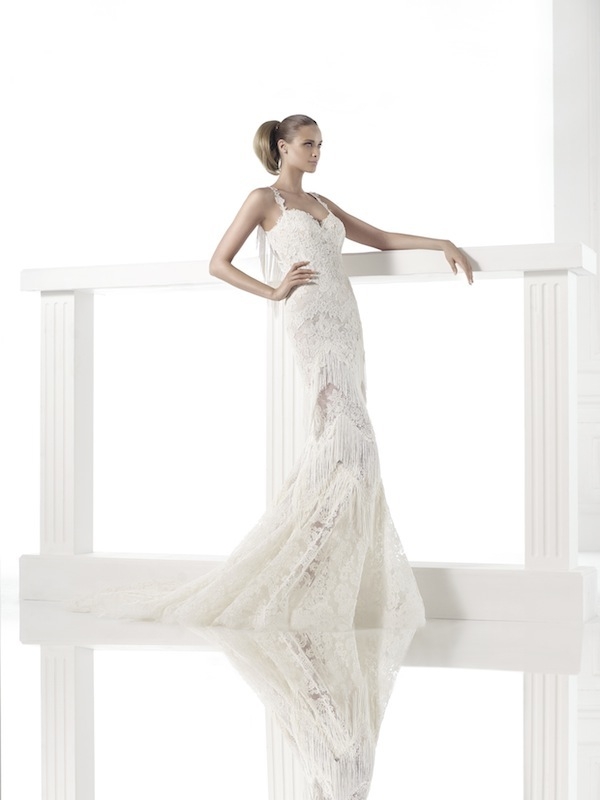 Pronovias&#039; &quot;Careli.&quot; Available in Charleston through Gown Boutique of Charleston.