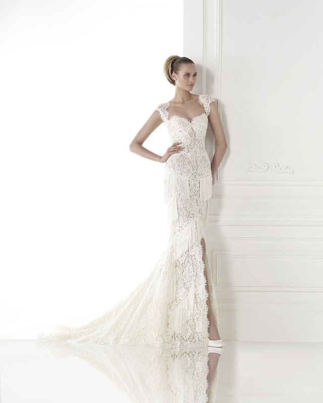 Pronovias&#039; &quot;Carendina.&quot; Available in Charleston through Gown Boutique of Charleston.