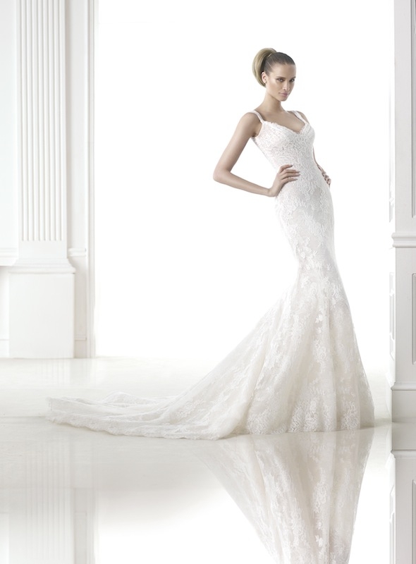 Pronovias&#039; &quot;Carlene.&quot; Available in Charleston through Gown Boutique of Charleston.