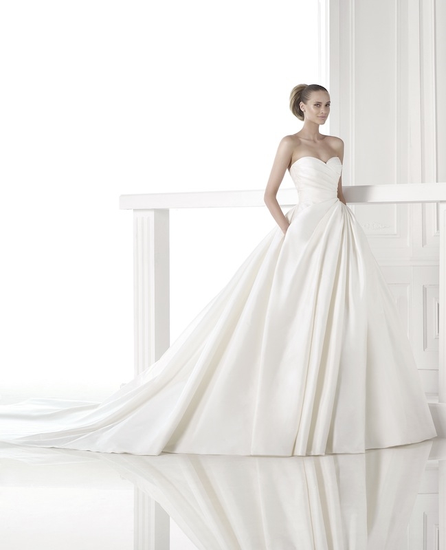 Pronovias&#039; &quot;Casey.&quot; Available in Charleston through Gown Boutique of Charleston.