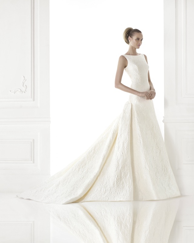 Pronovias&#039; &quot;Cayetana.&quot; Available in Charleston through Gown Boutique of Charleston.