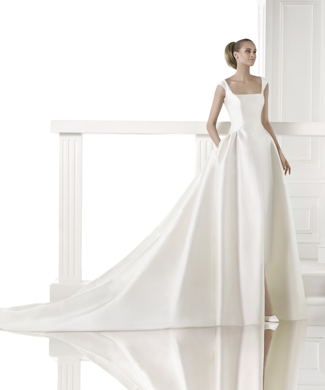 Pronovias&#039; &quot;Celene.&quot; Available in Charleston through Gown Boutique of Charleston.