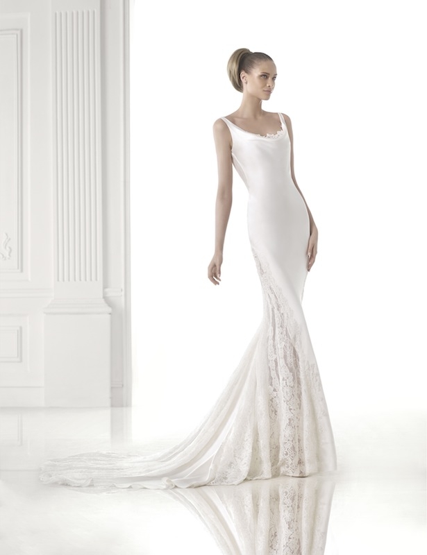 Pronovias&#039; &quot;Celmira.&quot; Available in Charleston through Gown Boutique of Charleston.