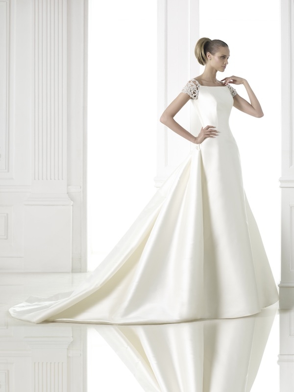 Pronovias&#039; &quot;Chalicce.&quot; Available in Charleston through Gown Boutique of Charleston.