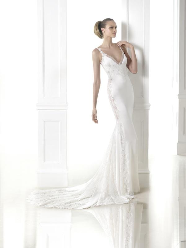 Pronovias&#039; &quot;Chantal.&quot; Available in Charleston through Gown Boutique of Charleston.