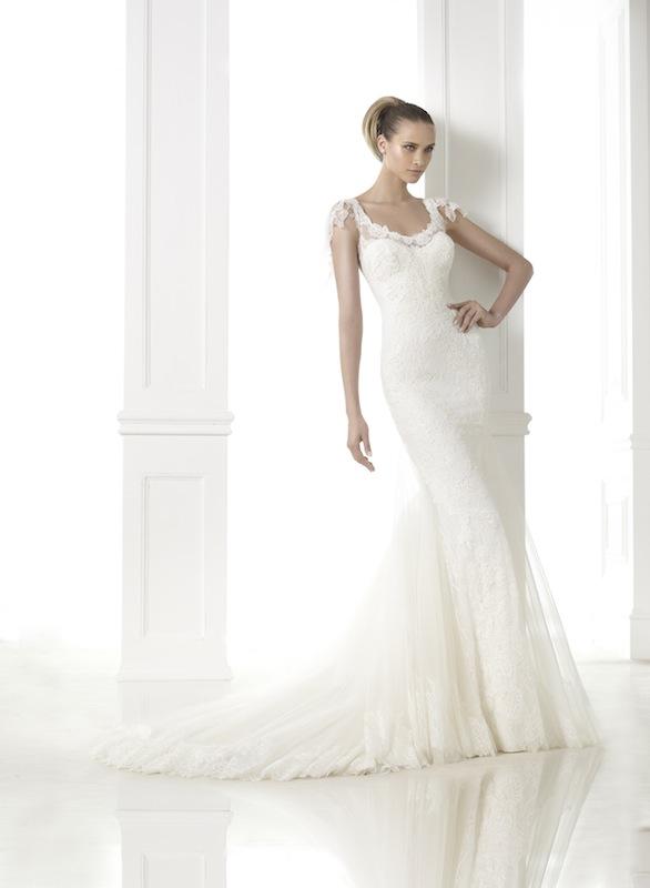 Pronovias&#039; &quot;Charal.&quot; Available in Charleston through Gown Boutique of Charleston.