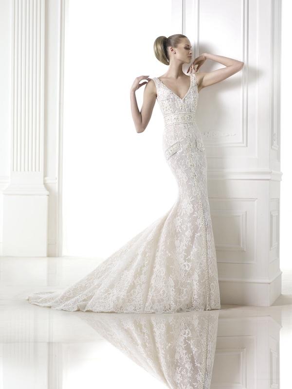 Pronovias&#039; &quot;Connie.&quot; Available in Charleston through Gown Boutique of Charleston.