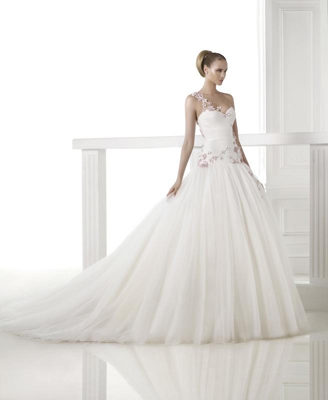 Pronovias&#039; &quot;Corina.&quot; Available in Charleston through Gown Boutique of Charleston.