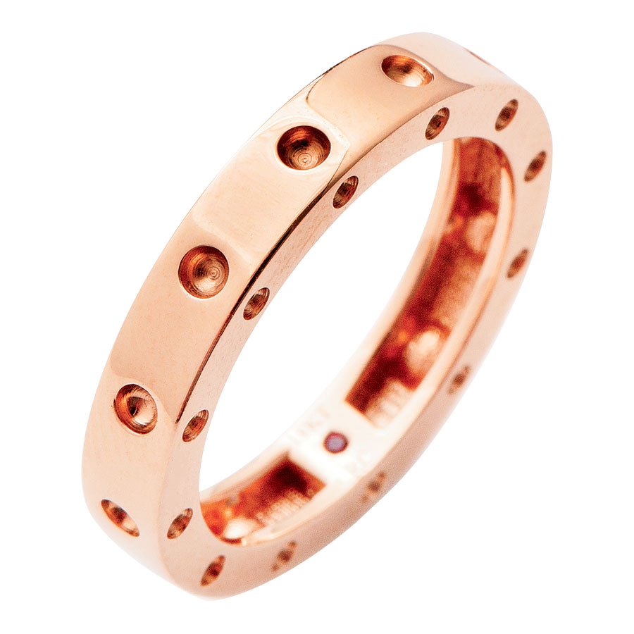 Pois Moi Collection by Roberto Coin’s 18K rose gold band from Roberto Coin ($980)