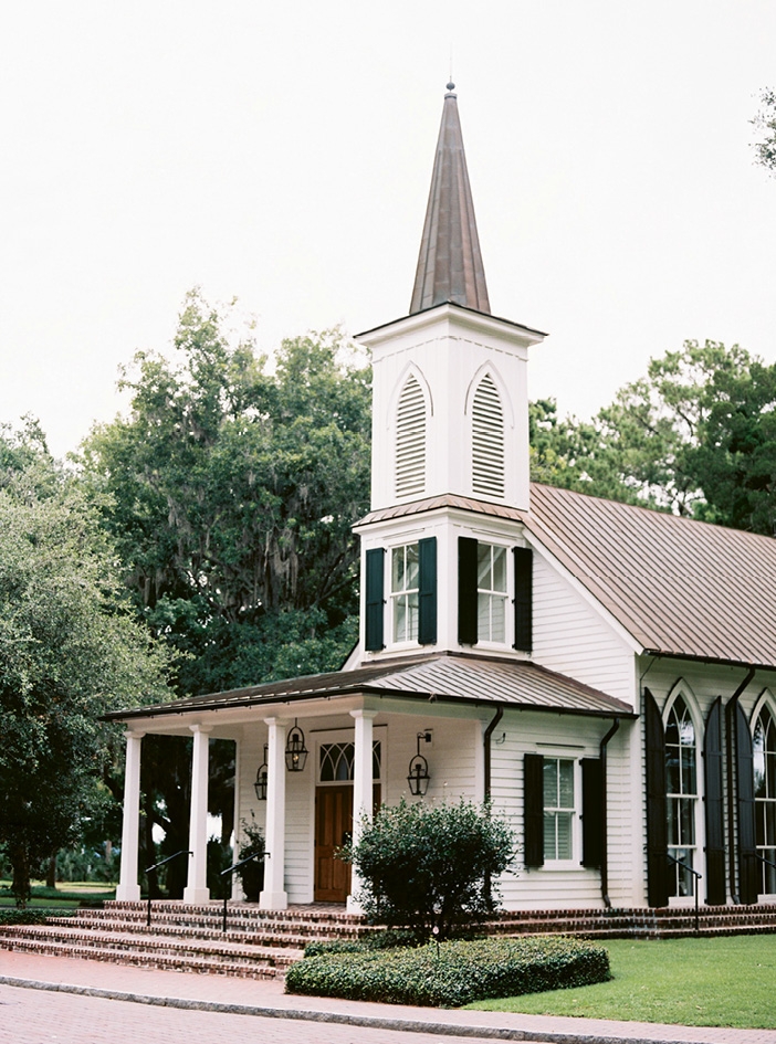 The Waterside Chapel sits on the May River.
