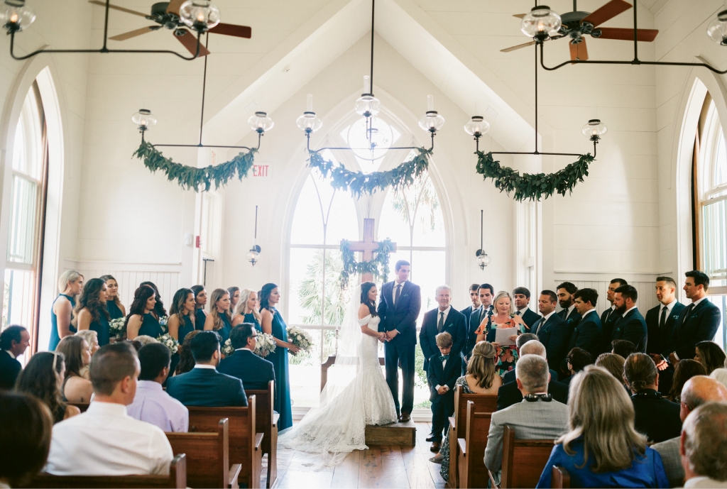 “The Waterside Chapel at Palmetto Bluff is the most charming venue we have ever seen,” says Carla. “It really sold us on the location.”