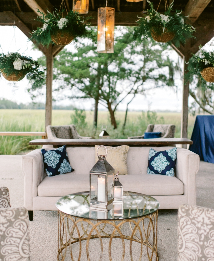 The Cotton Dock&#039;s back deck allows you to create an open-air lounge. (Photograph by Sean Money + Elizabeth Fay)