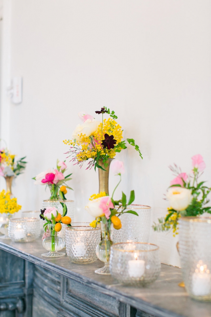 Wedding design be ELM Events. Florals by Branch Design Studio. Photograph by Dana Cubbage Weddings at the Gadsden House.